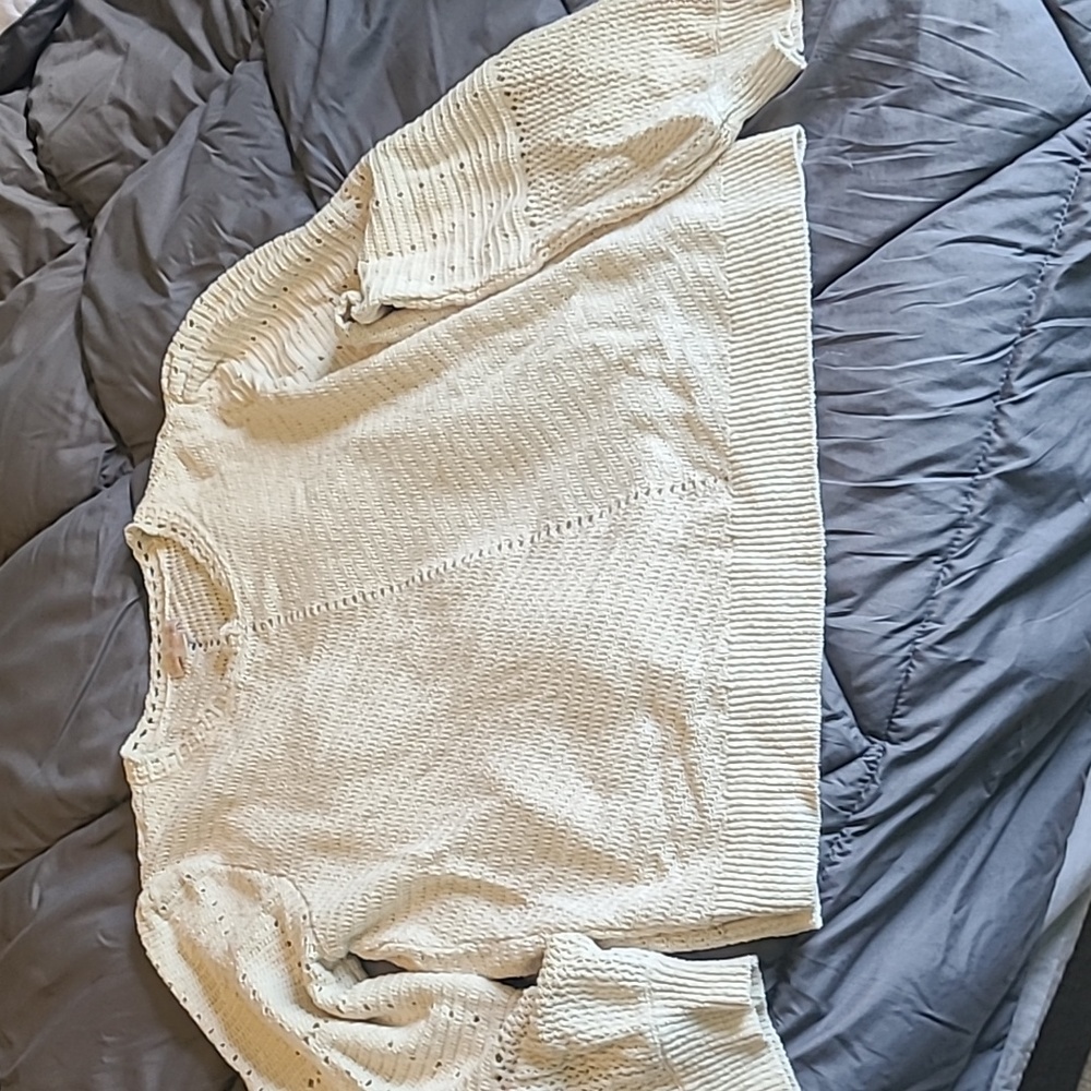 Knox Rose Crochet Sweater